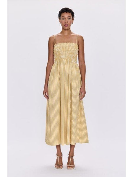 Pistola Bianca Dress | Yellow/Stripe | Size XL