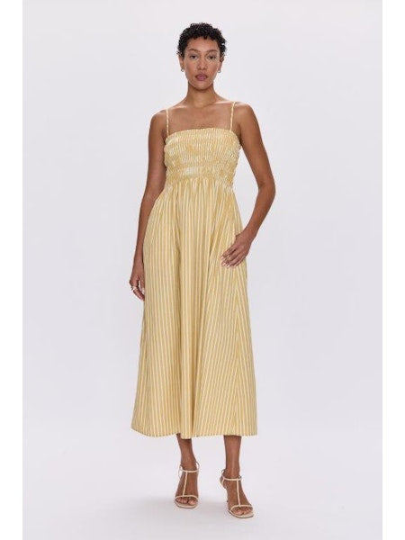 PISTOLA Bianca Shirred Bodice Dress