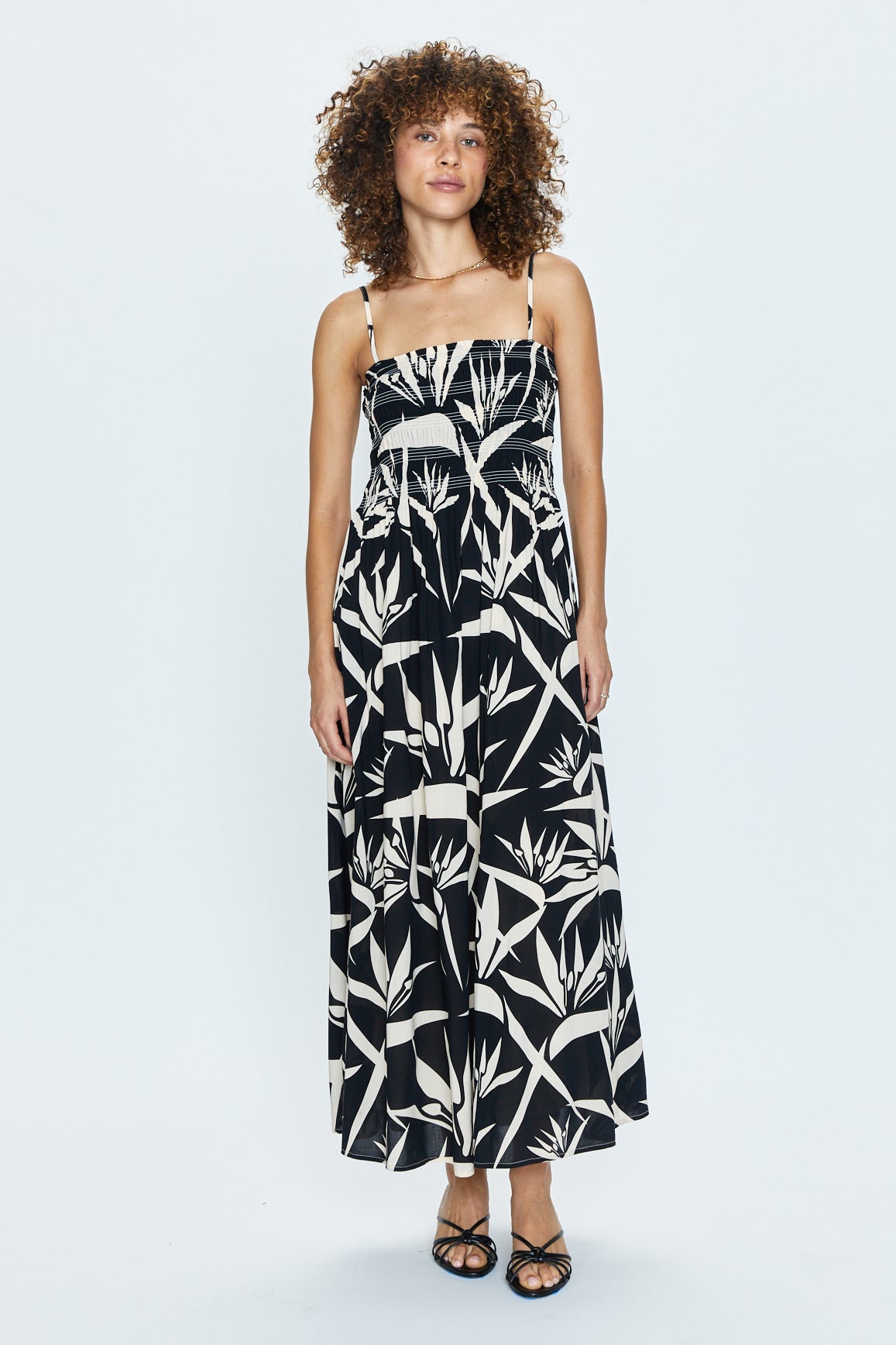 PISTOLA Bianca Smocked Bodice Dress Bird of Paradise