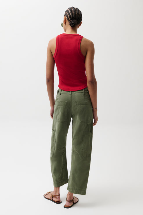 PISTOLA Sabrina Curved Utility Pant in Meadow
