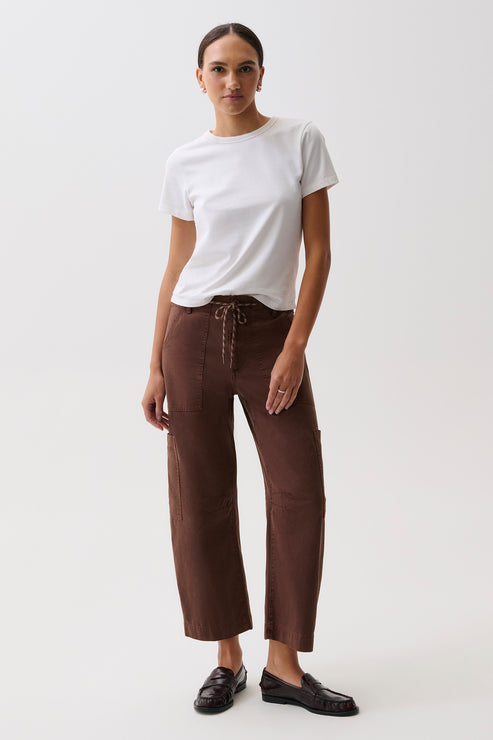 PISTOLA Sabrina Curved Utility Pant in Lindt