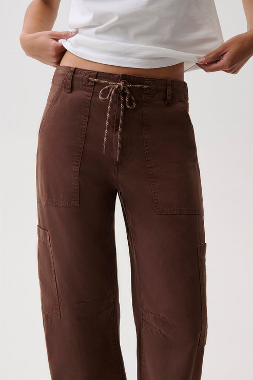 PISTOLA Sabrina Curved Utility Pant in Lindt