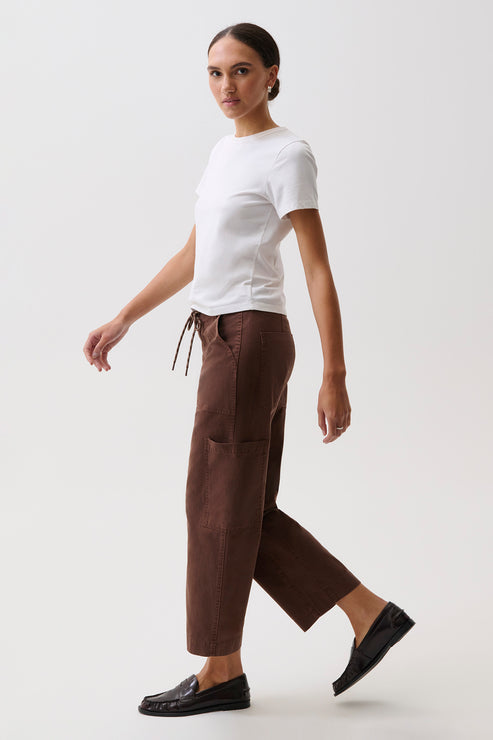 PISTOLA Sabrina Curved Utility Pant in Lindt