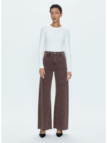 PISTOLA Penny Seamed Wide Leg Jeans