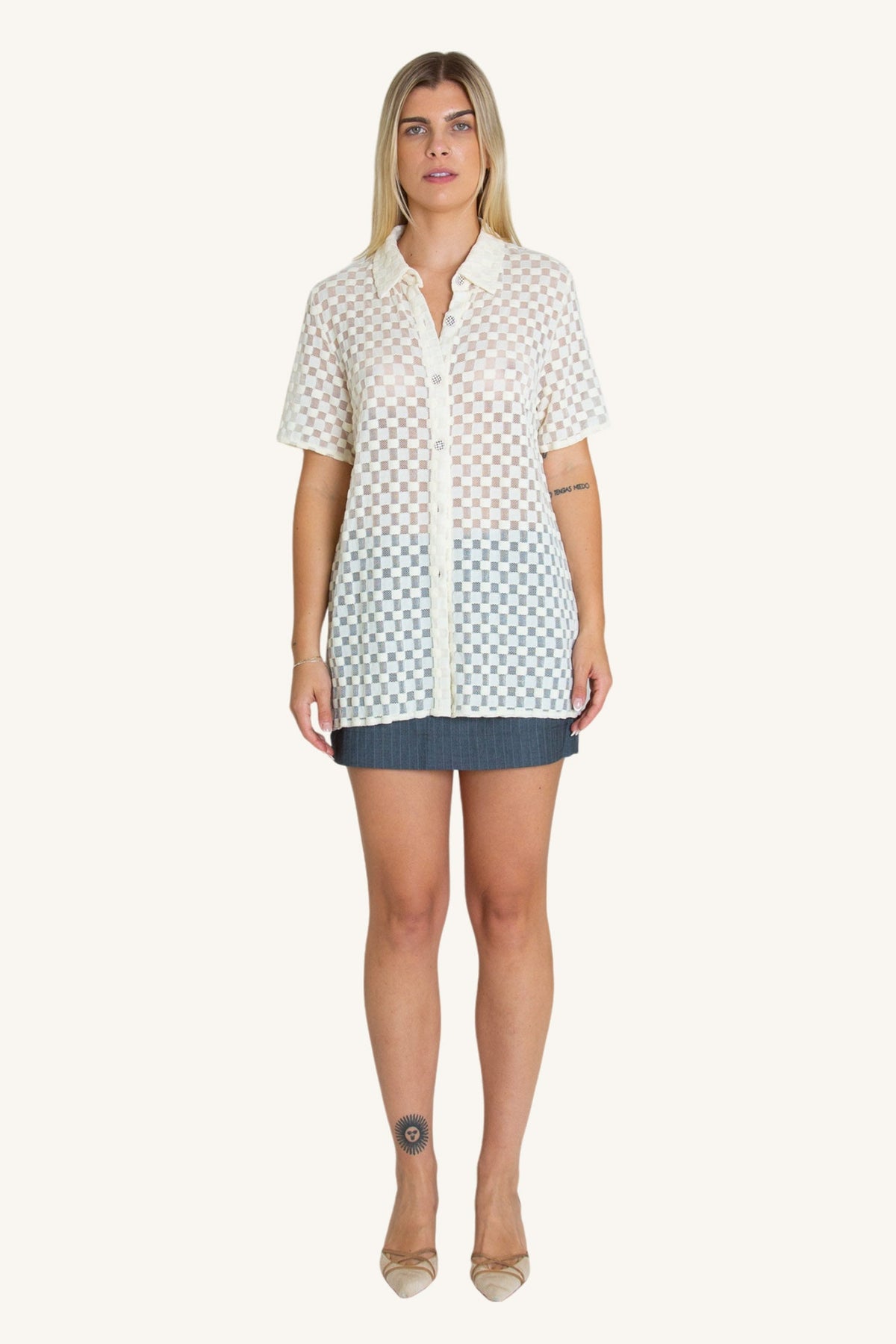 Find Me Now Harmony Checkered Button-Up