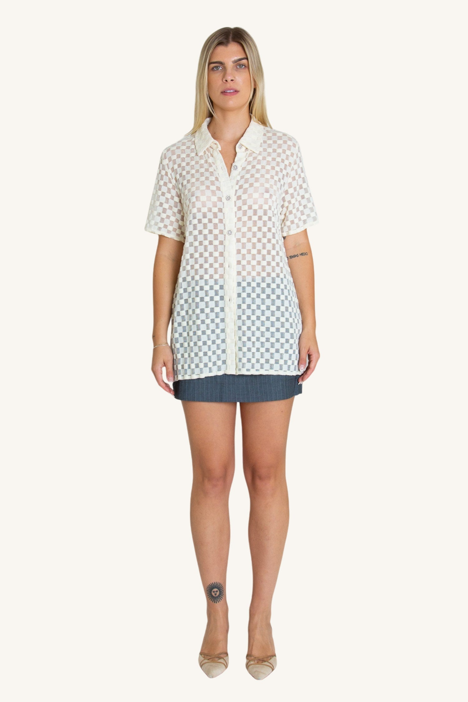 Find Me Now Harmony Checkered Button-Up