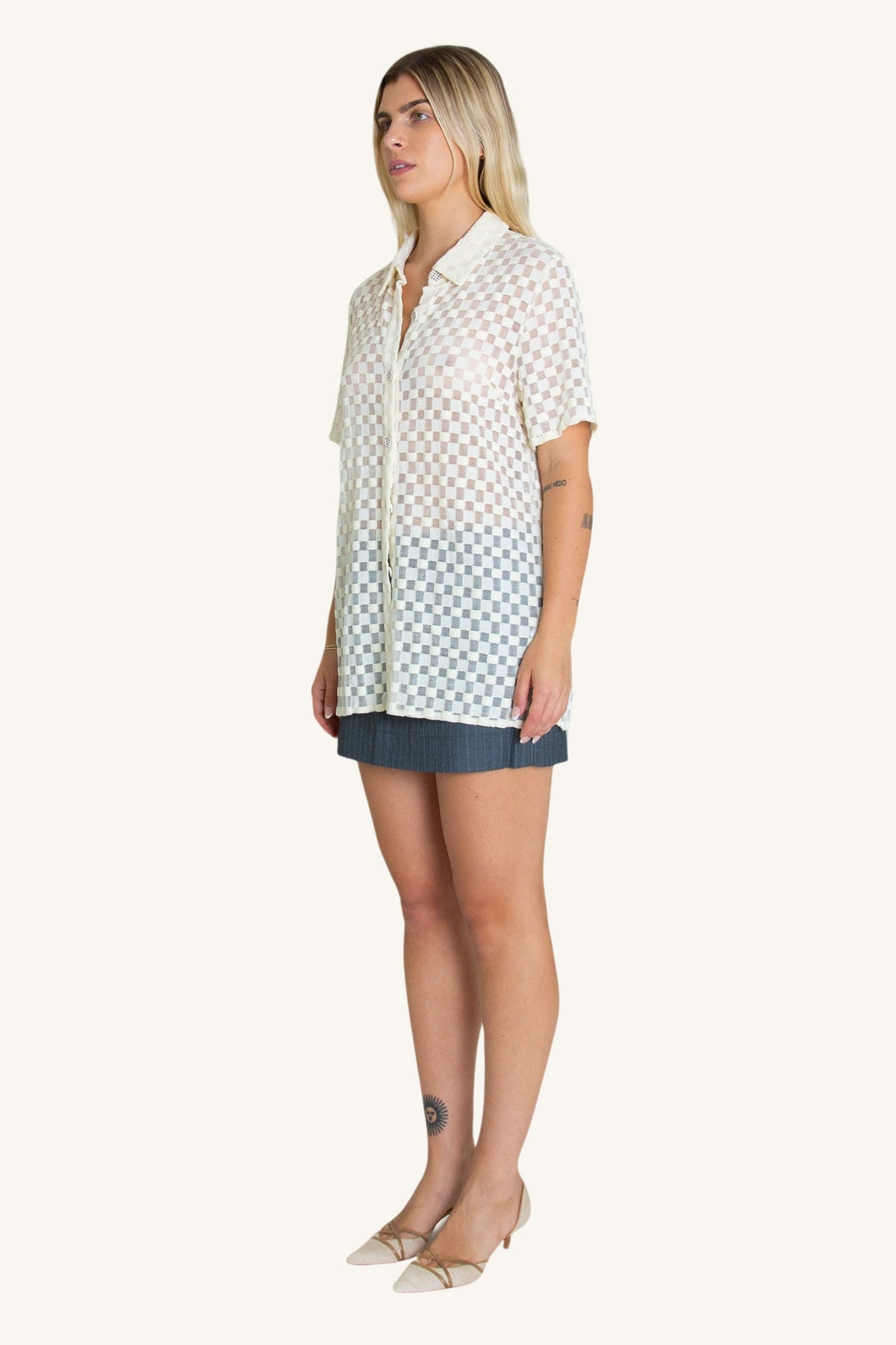 Find Me Now Harmony Checkered Button-Up