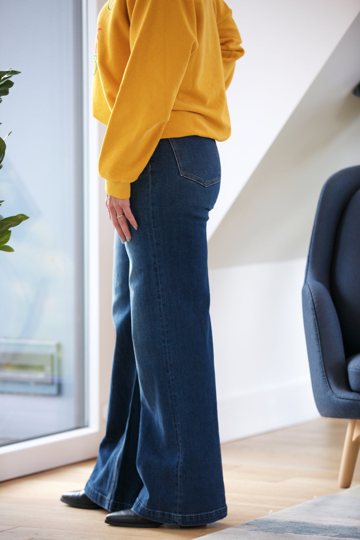 PISTOLA Lana Wide Leg Jean in Mixer