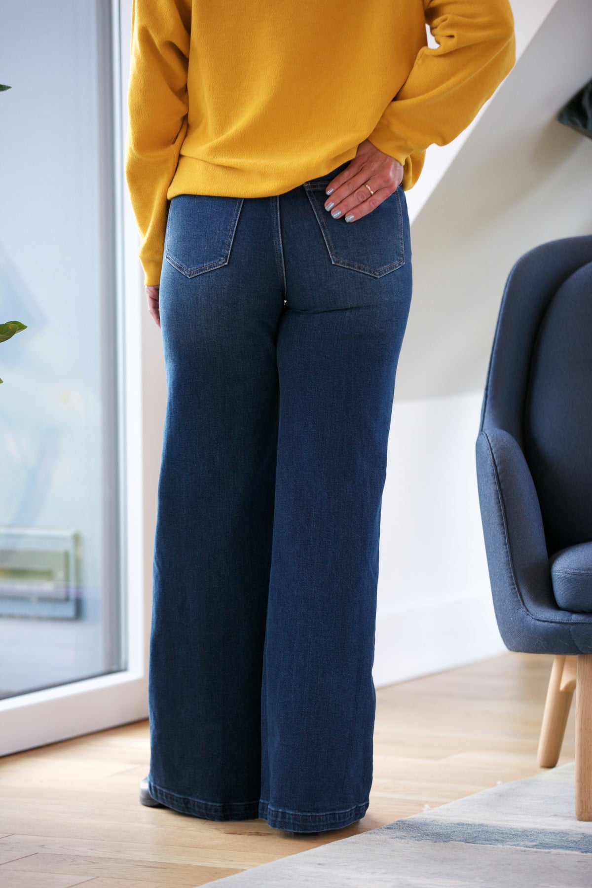 PISTOLA Lana Wide Leg Jean in Mixer