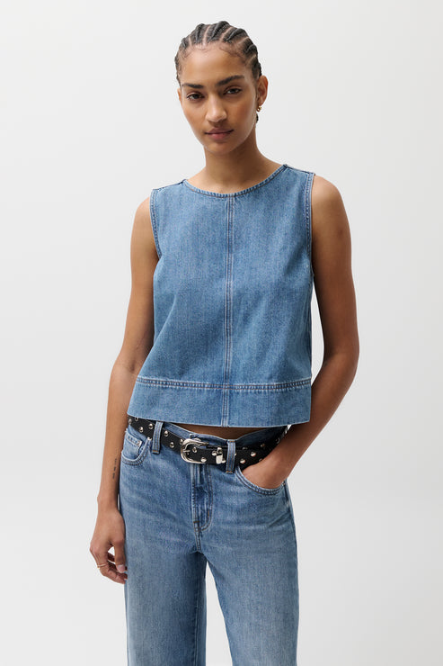 PISTOLA Rue Pop Over Swing Shirt