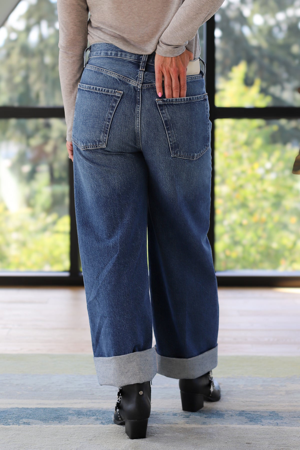 PISTOLA Ryder Cuffed Jeans in Fulton