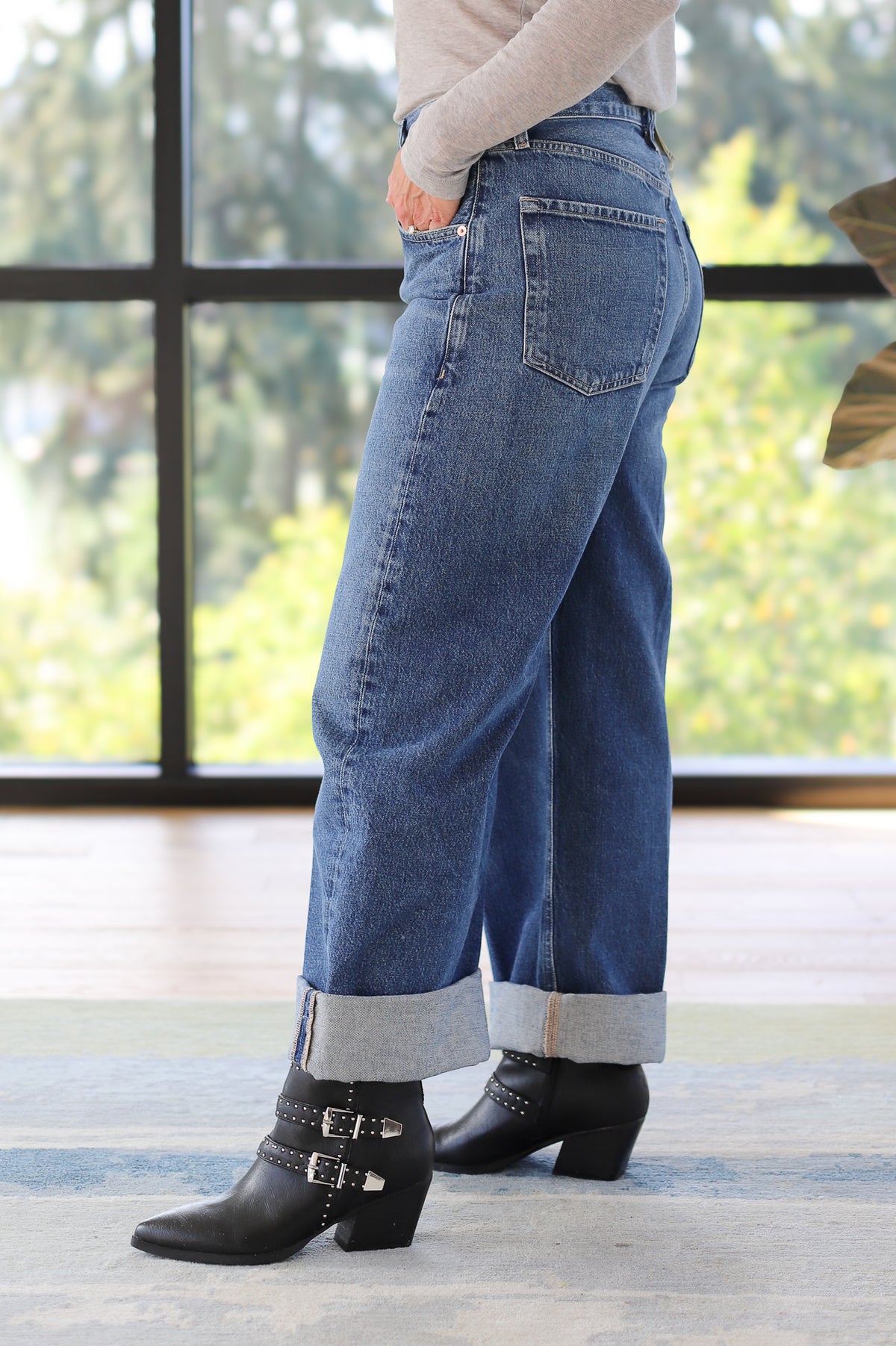 PISTOLA Ryder Cuffed Jeans in Fulton