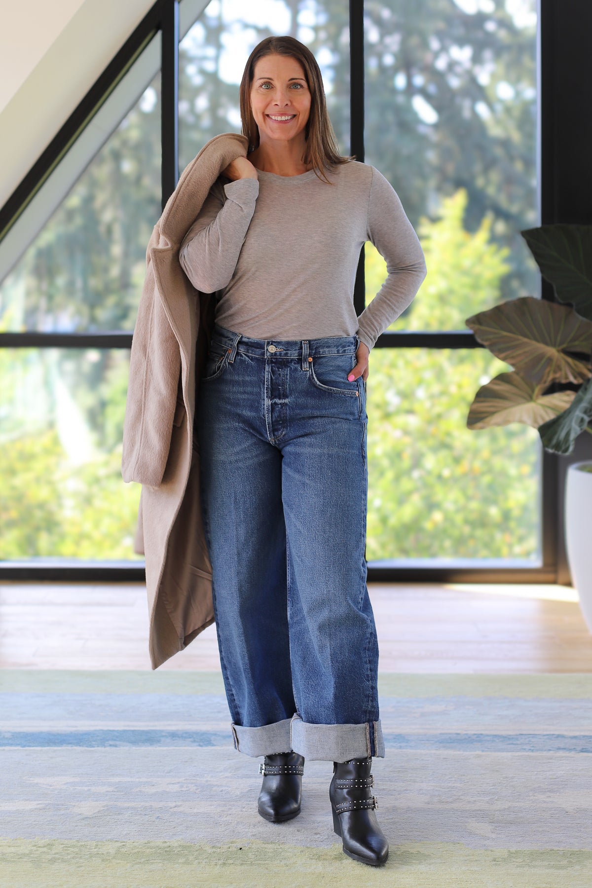 PISTOLA Ryder Cuffed Jeans in Fulton