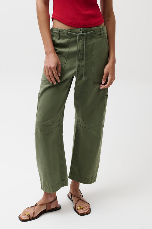 PISTOLA Sabrina Curved Utility Pant in Meadow