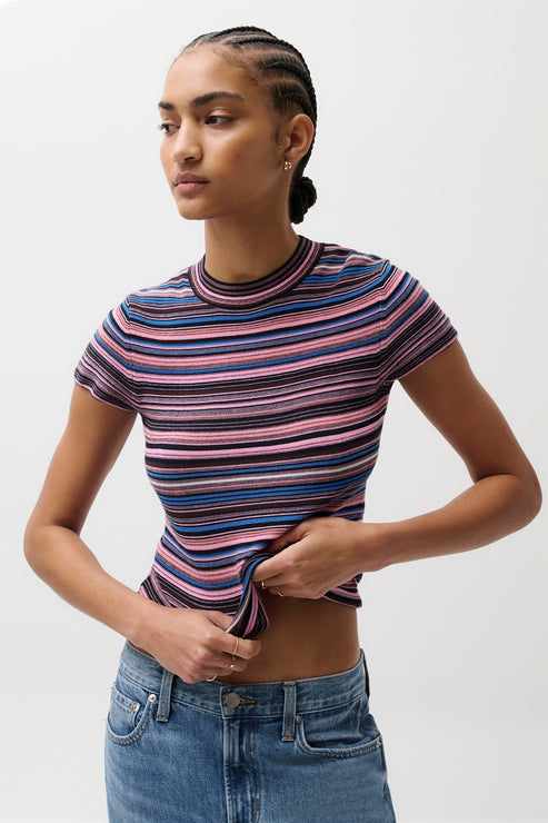 PISTOLA Selene Short Sleeve Sweater Tee