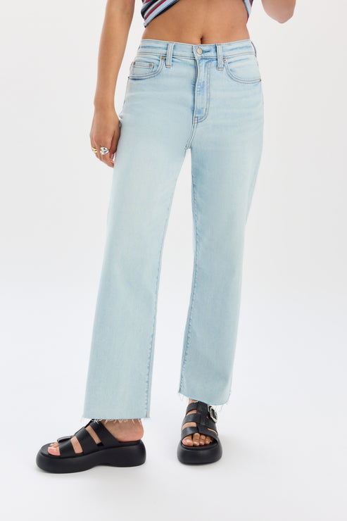 Daze Denim Pleaser High Rise Wide Ankle in Detour