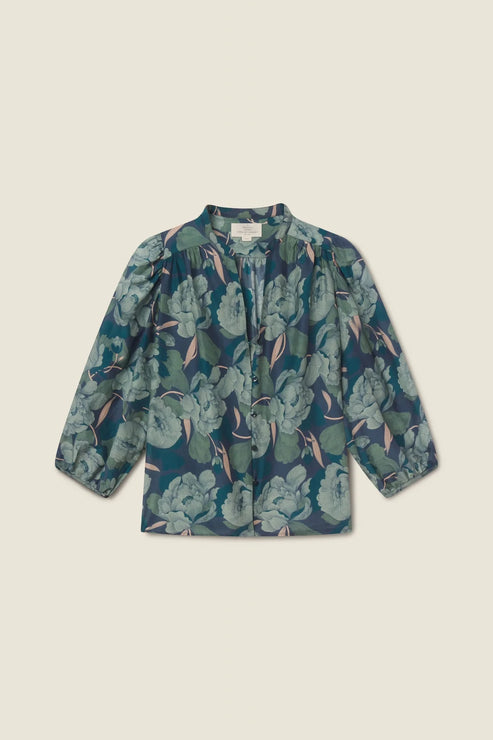 Birds of Paradis by Trovata Maisey Blouse in Hushed Meadow