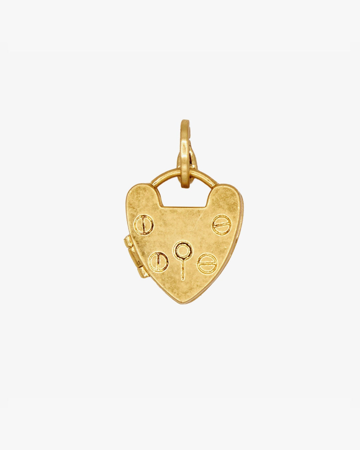 Clare V. Padlock Locket Charm
