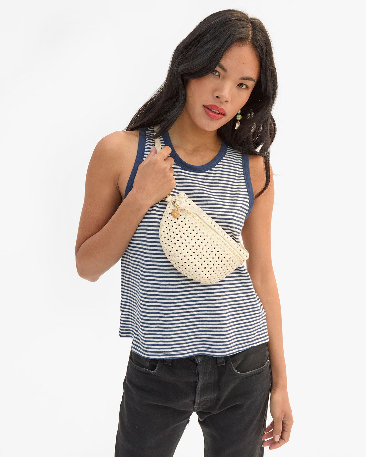 Clare V. Petite Fanny in Cream