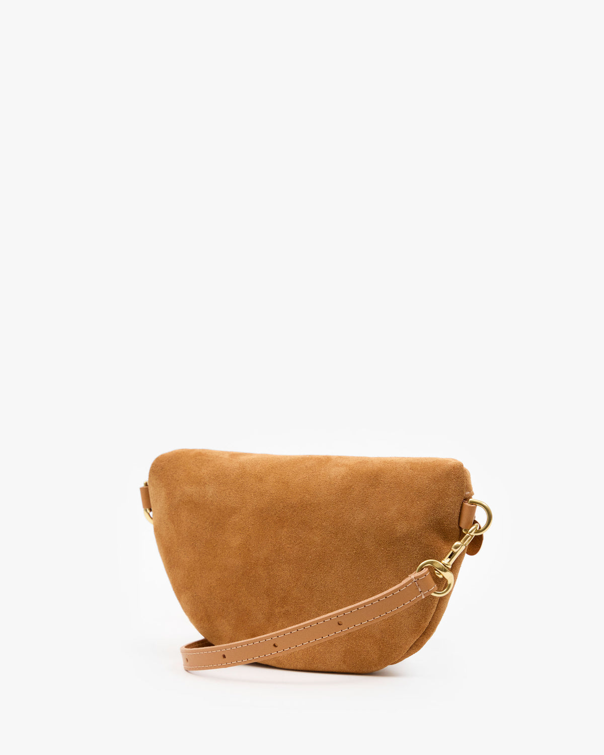 Clare V. Petite Fanny - Suede in Caramel