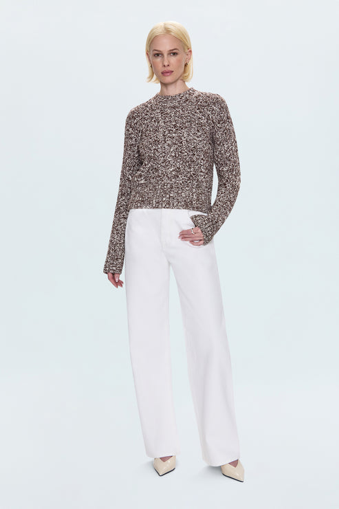 PISTOLA Quinn Sweater Cable Knit Sweater