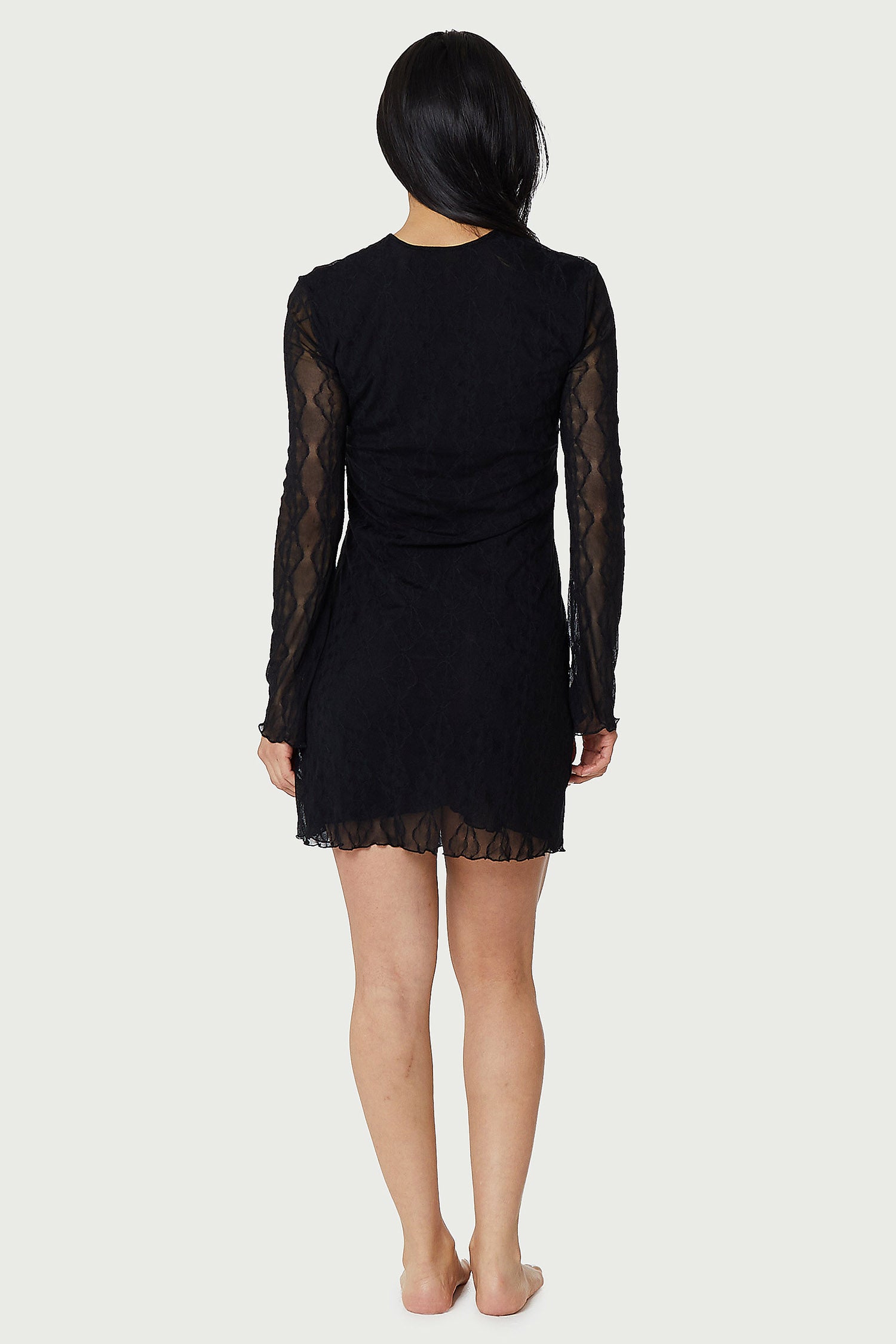 Find Me Now Mariposa Long Sleeve Bow Mini Dress Night / M Find Me Now Mariposa Long Sleeve Bow Mini Dress Night / M