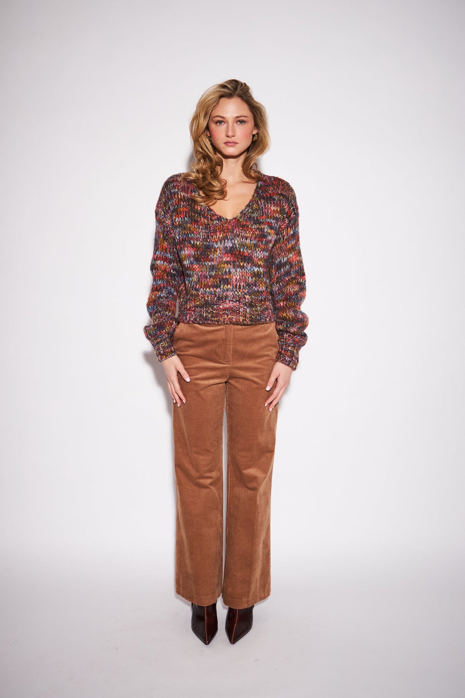 John + Jenn Rita Sweater Fall Foliage