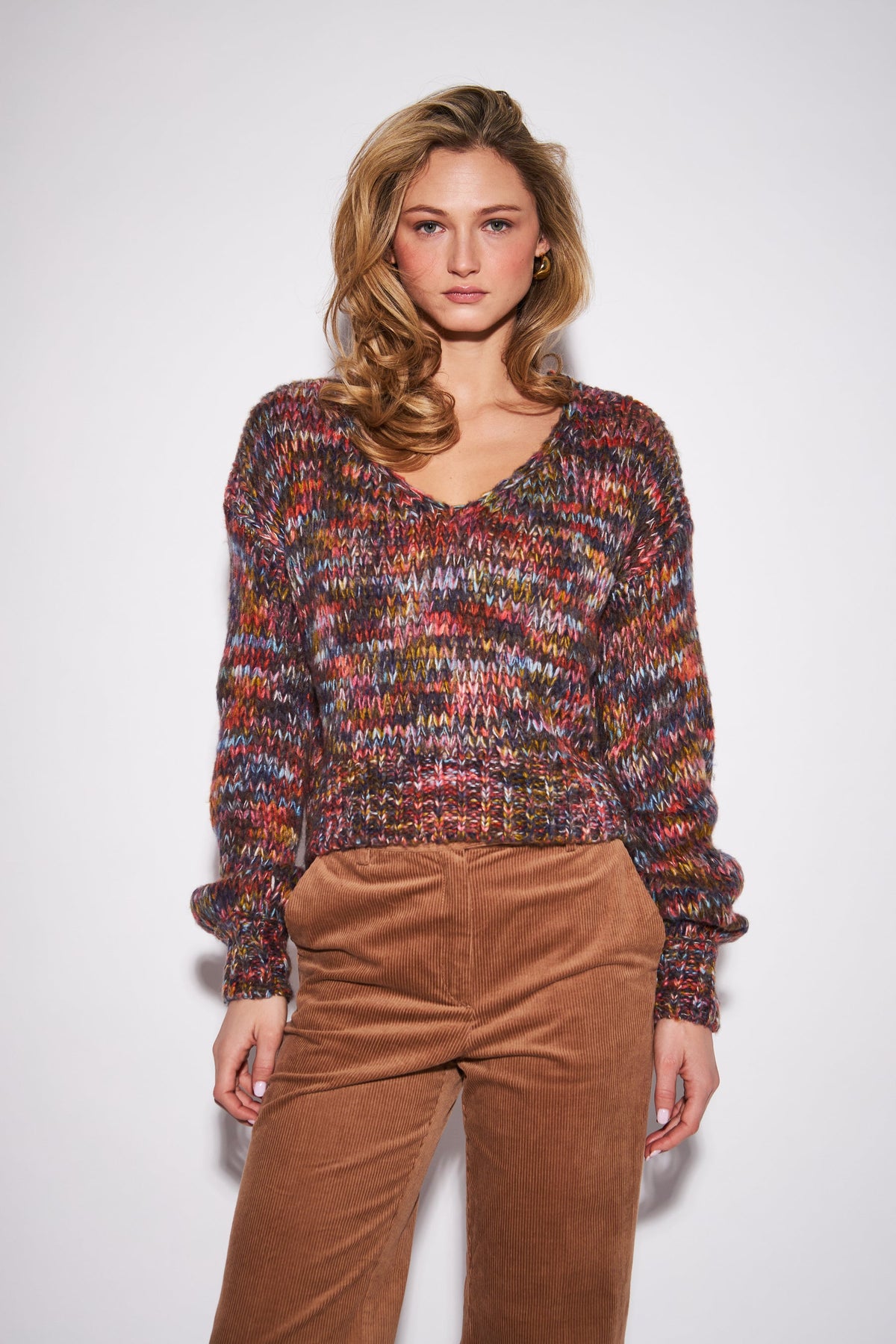 John + Jenn Rita Sweater Fall Foliage
