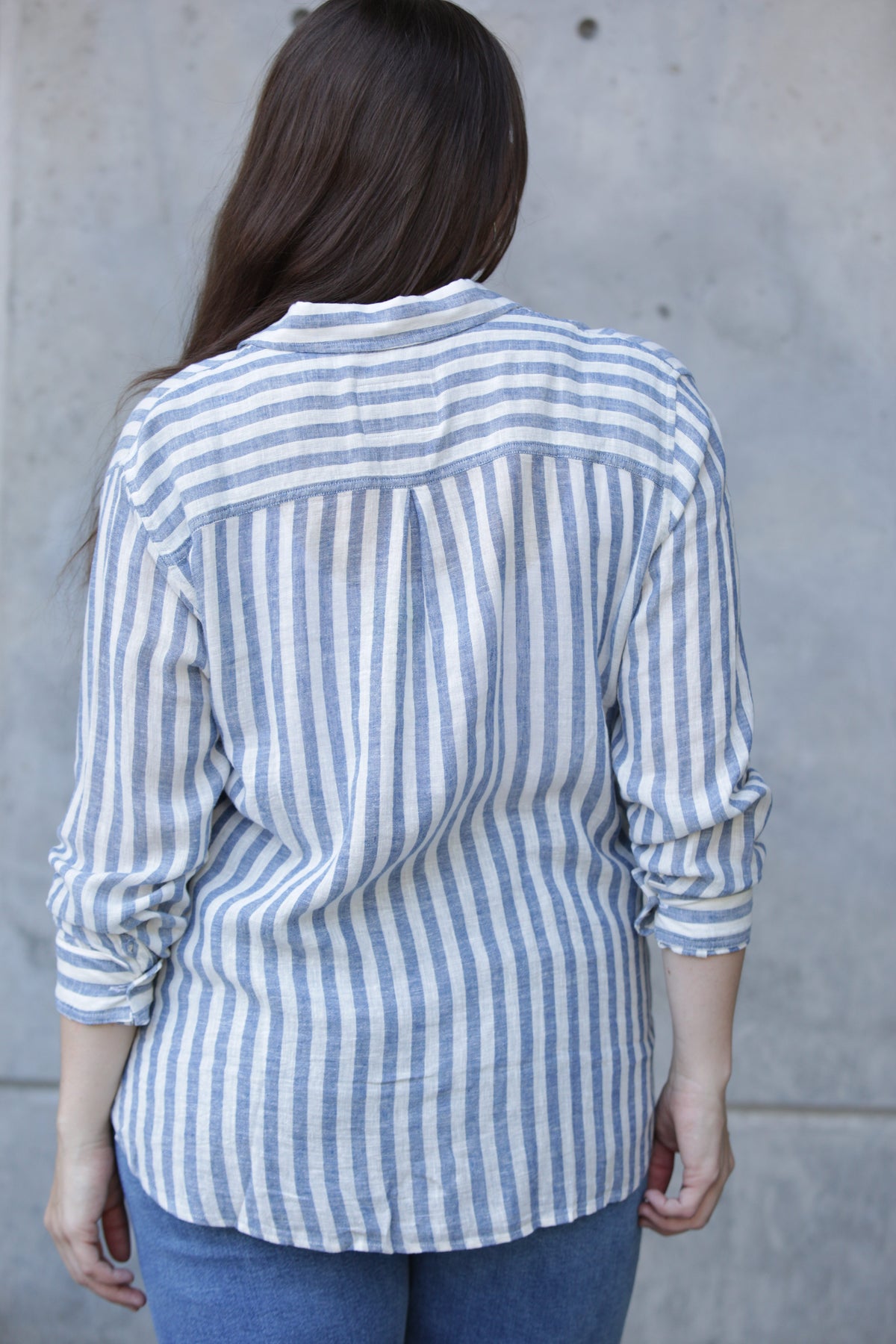 Rails Charli Button Down in Echo Stripe