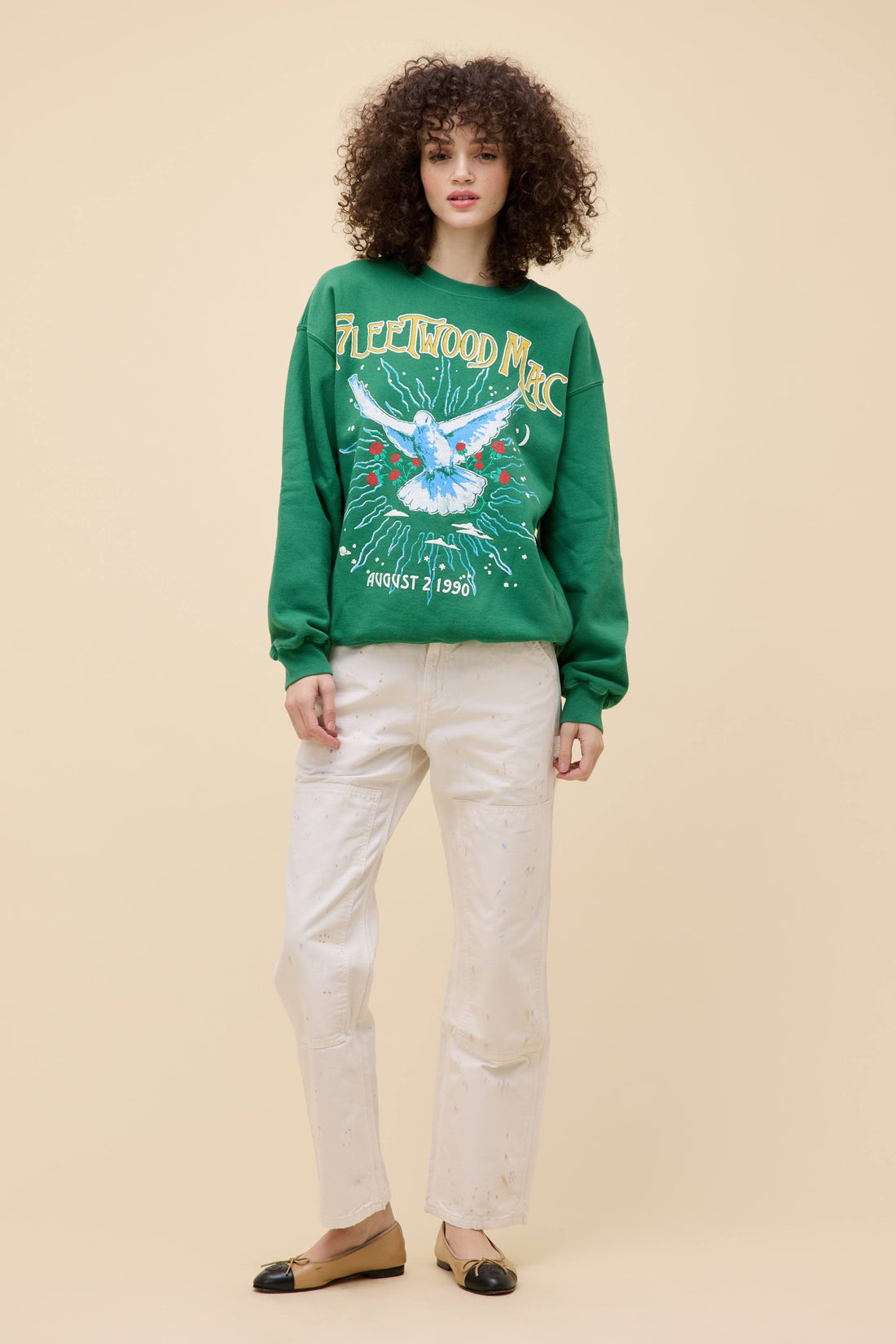 DAYDREAMER Fleetwood Mac Jones Beach BF Crew Sweatshirt