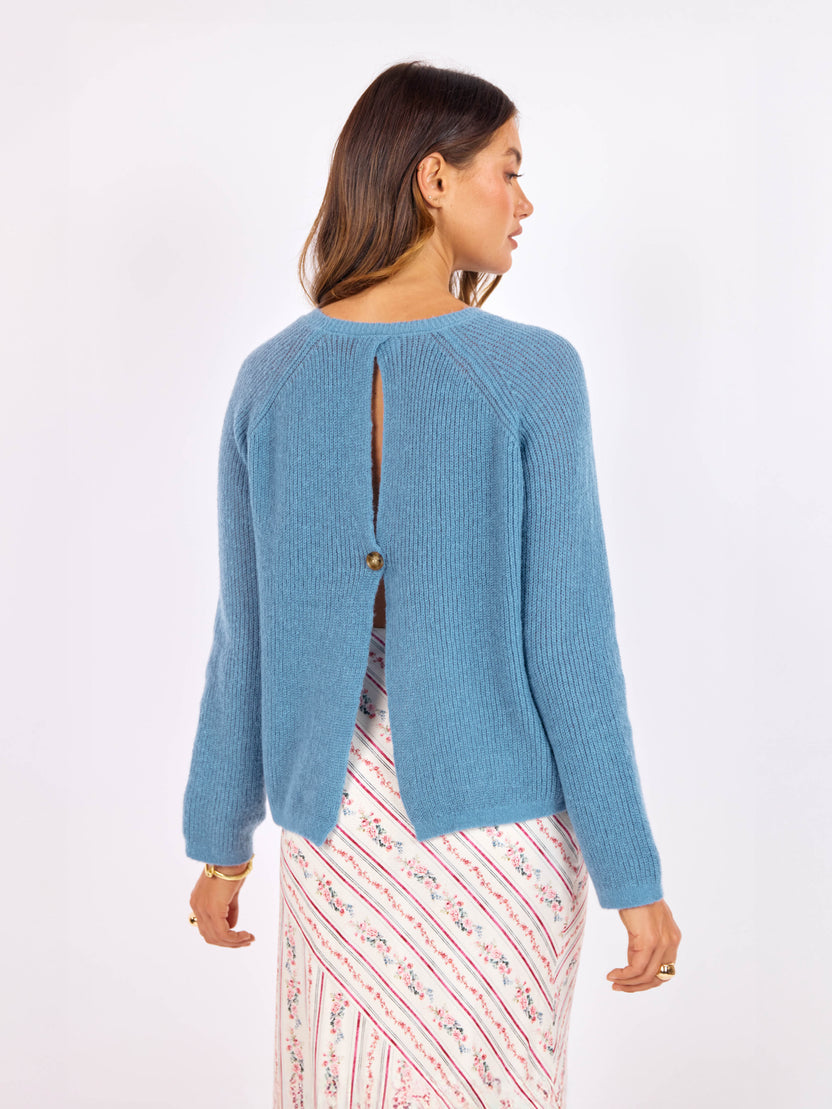 SAGE THE LABEL Fountain Open Back Sweater