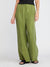 Self Contrast Caroline Pants in Kelp