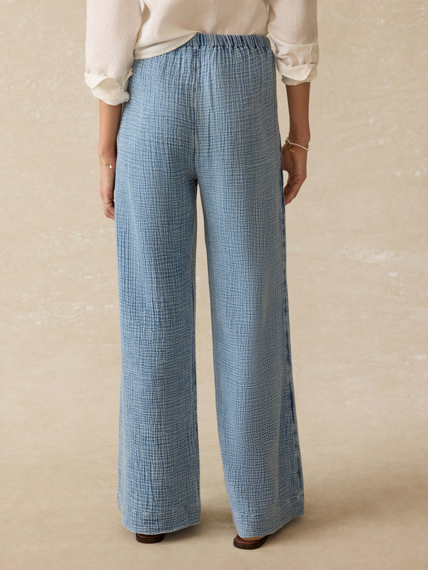 Faherty Dune Cotton Drawstring Pant