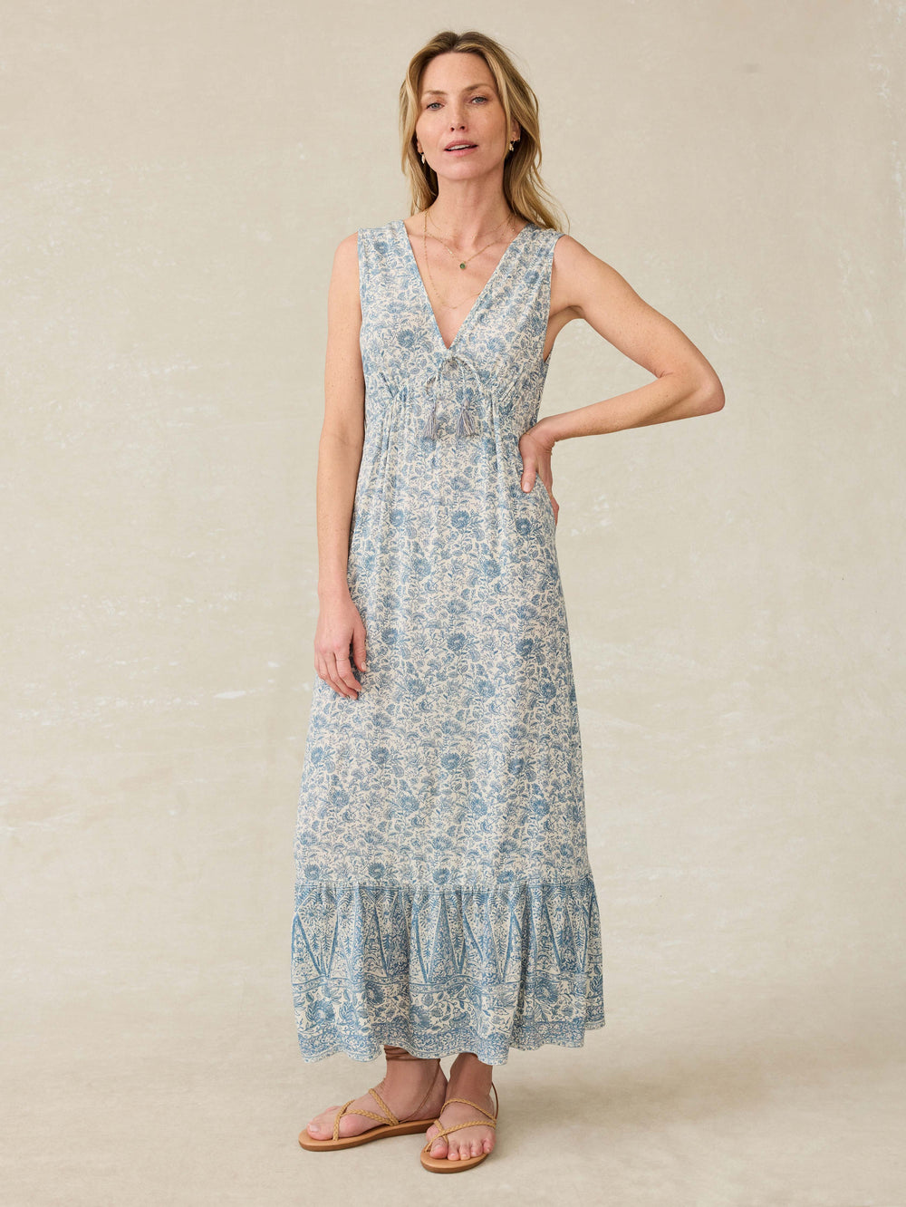 Faherty Eden Dress in UWF