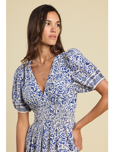 Birds of Paradis by Trovata Sonia Dress in Hydra Border