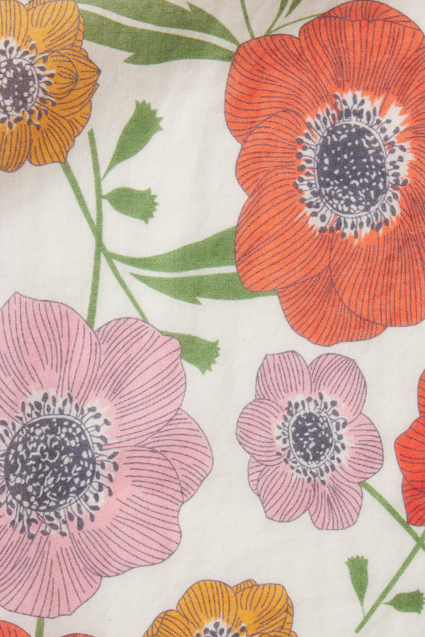 Birds of Paradis by Trovata Clara Blouse in Poppy Costa
