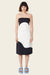 Find Me Now Carter Strapless Midi Dress Yin and Yang