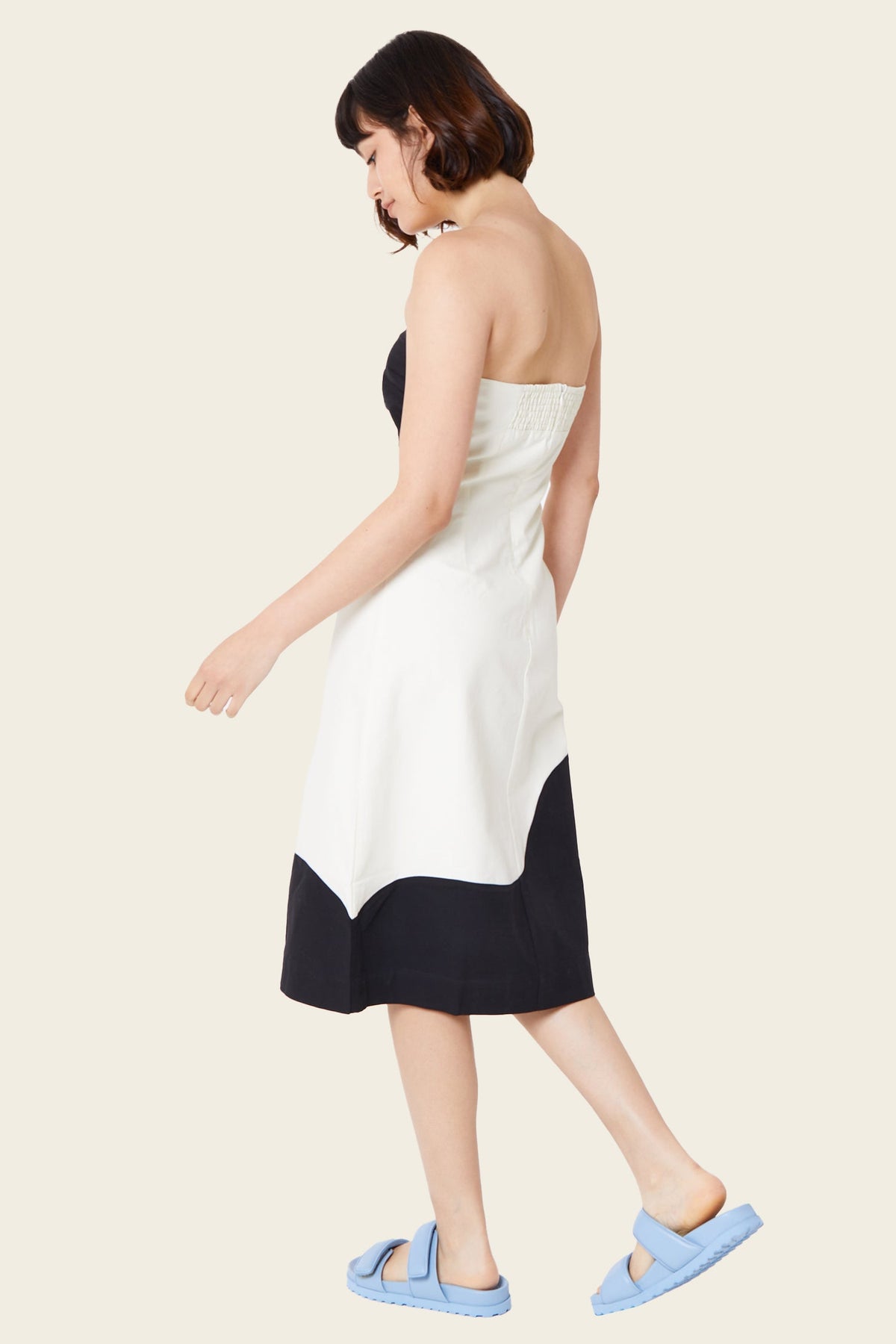 Find Me Now Carter Strapless Midi Dress