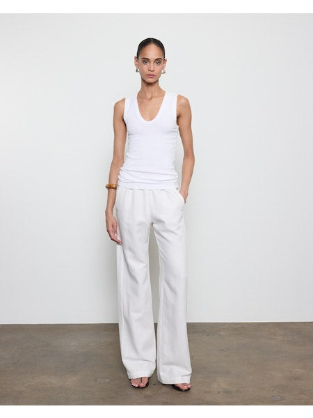 Enza Costa Textured Rib Sleeveless U - Adorn