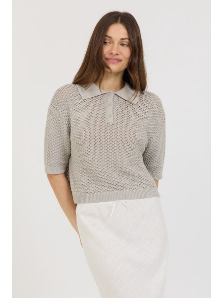 Stitches &amp; Stripes Scully Polo Dove