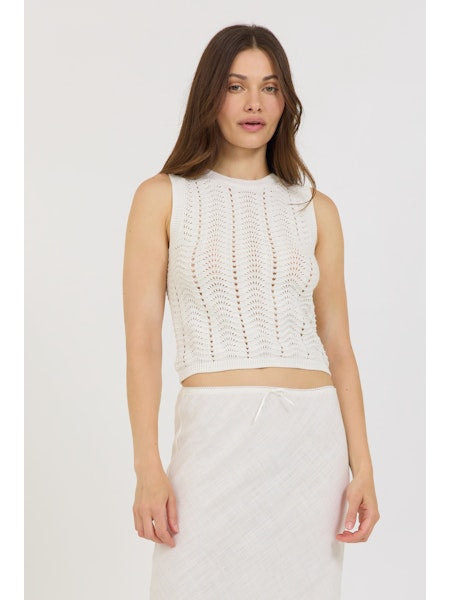 Stitches &amp; Stripes Brett Vest Chalk