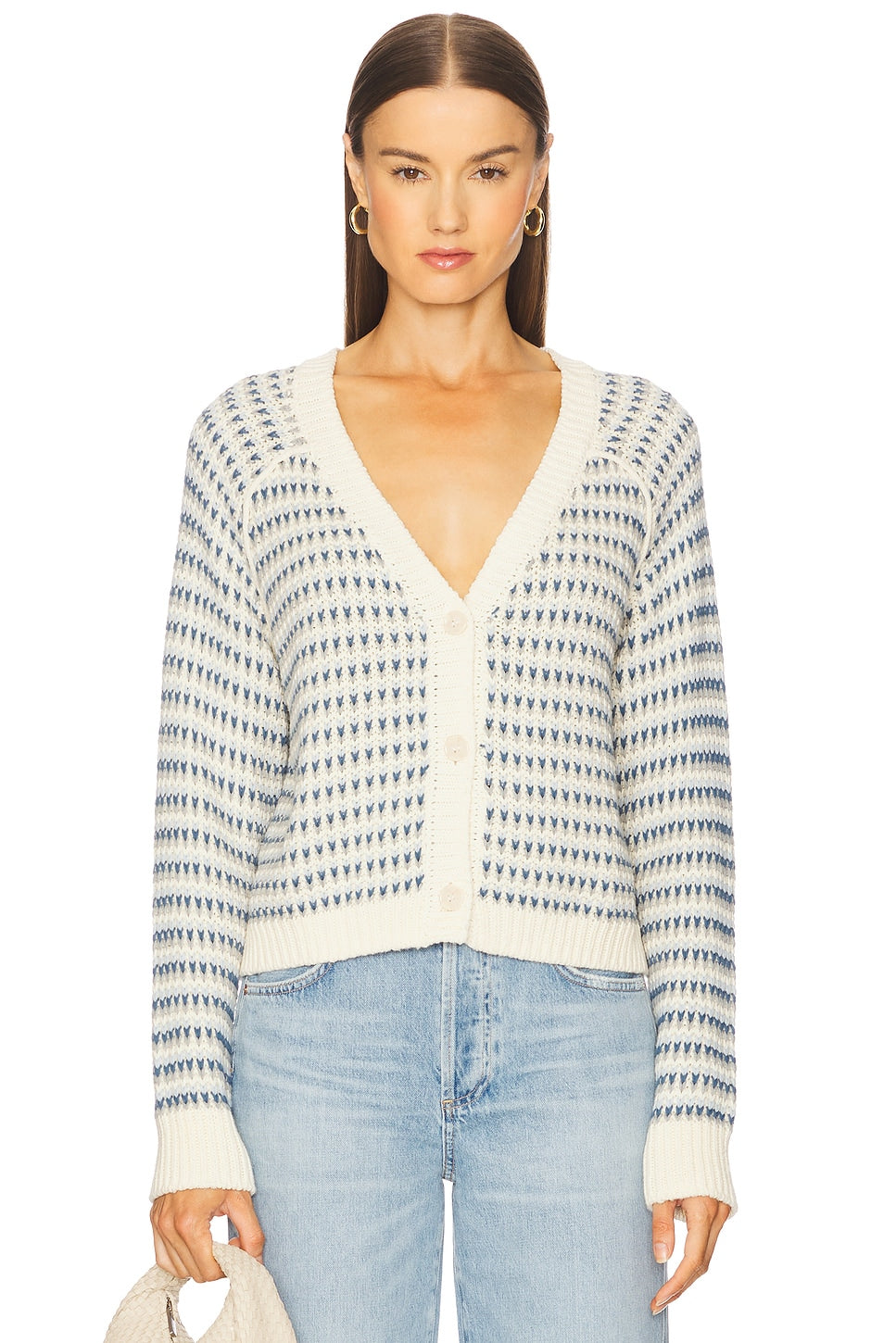 Stitches & Stripes Dopper Cardigan Ivory Combo