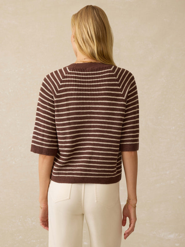 Faherty Miramar Linen Sweater Tee