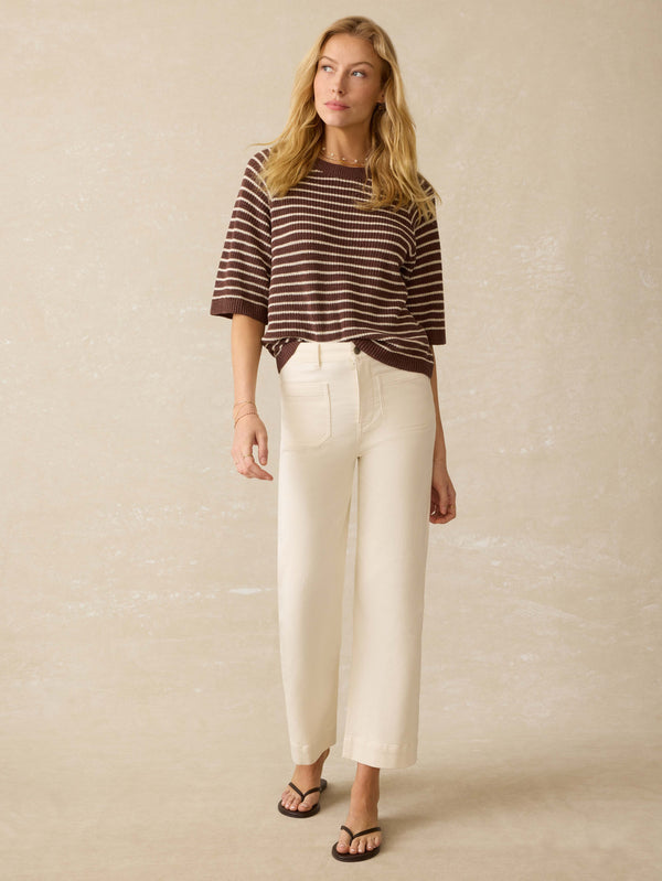 Faherty Miramar Linen Sweater Tee