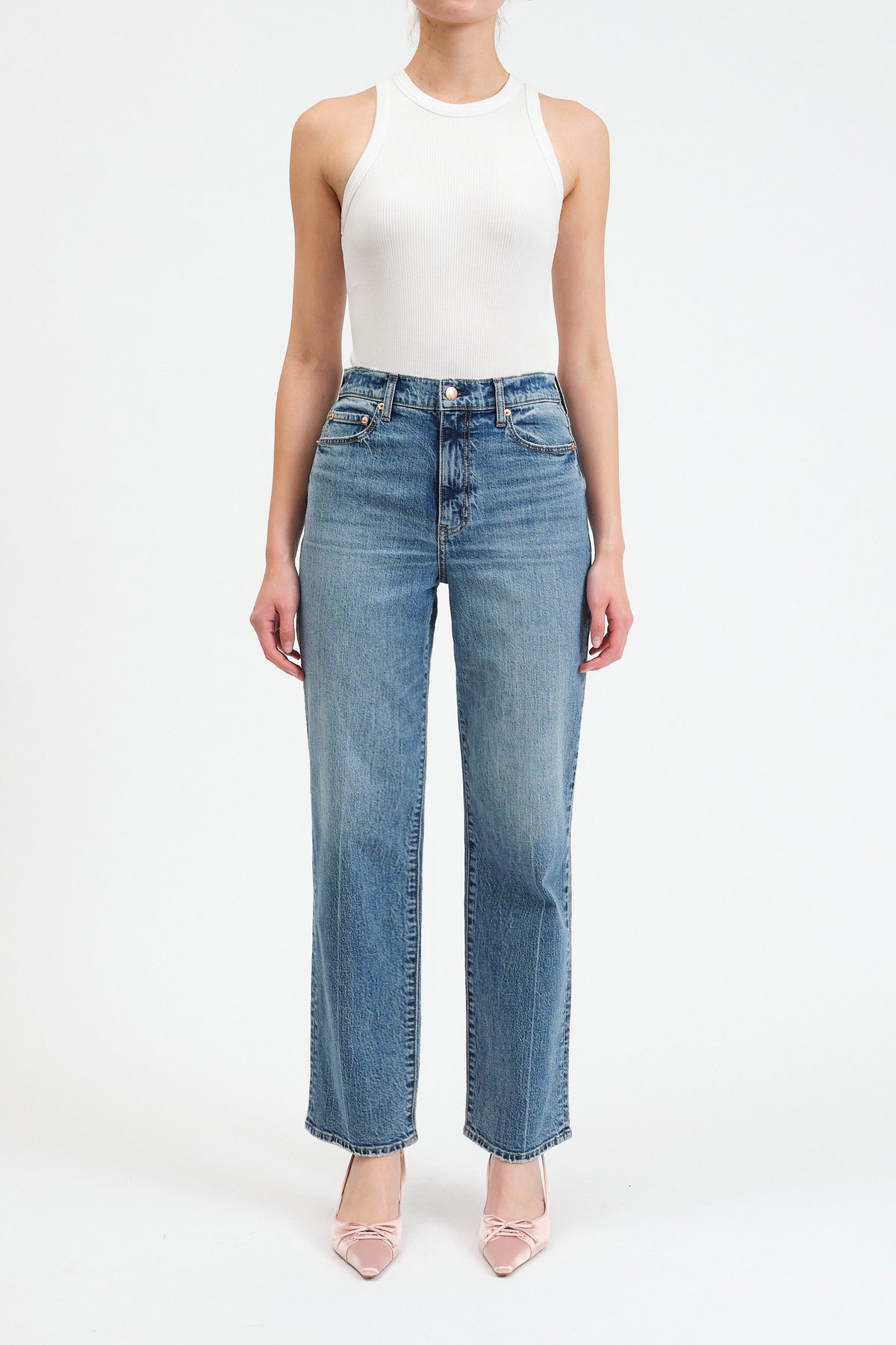 Daze Denim Sundaze High Rise Straight in Brooklyn