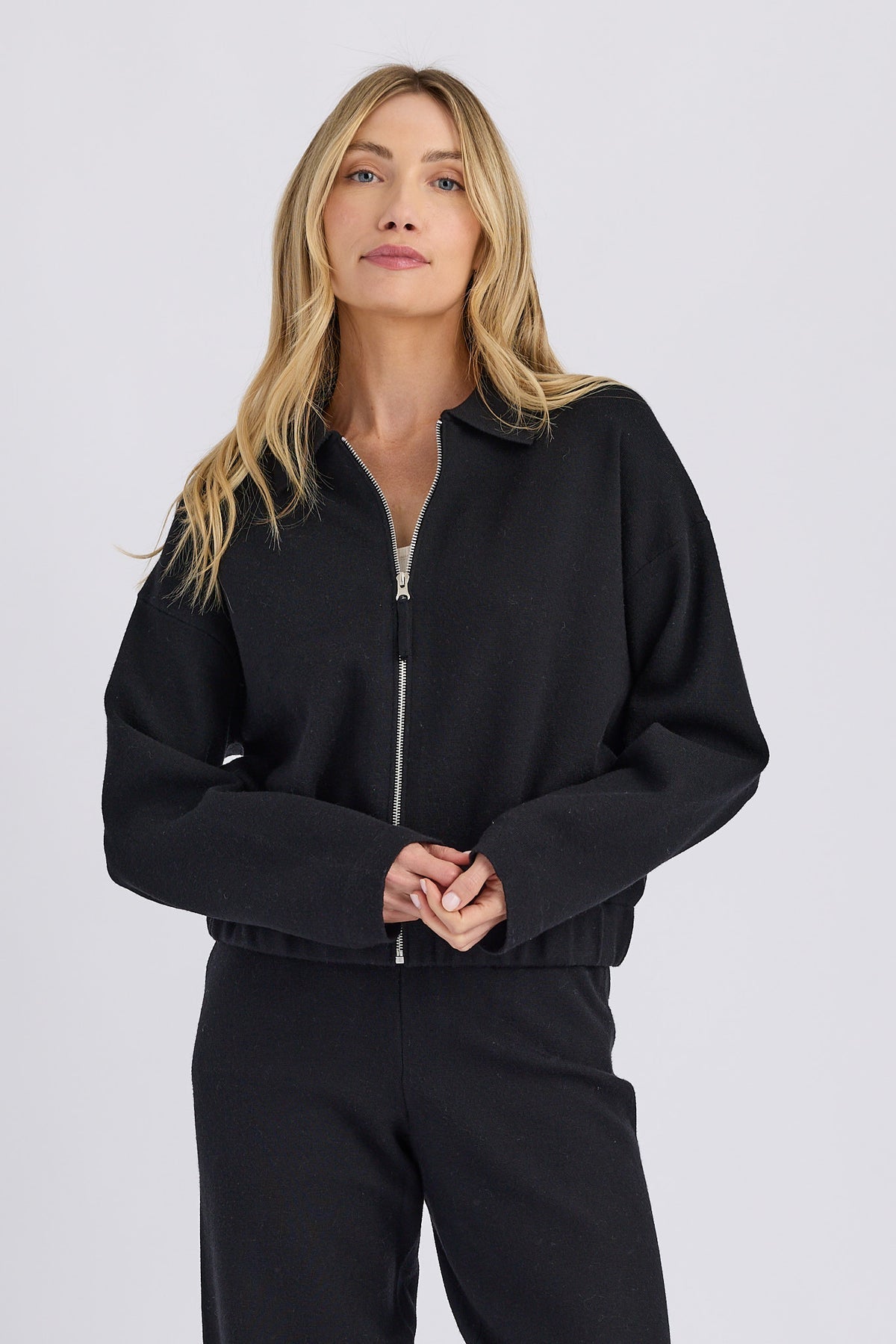 Stitches &amp; Stripes Satchi Jacket in Black