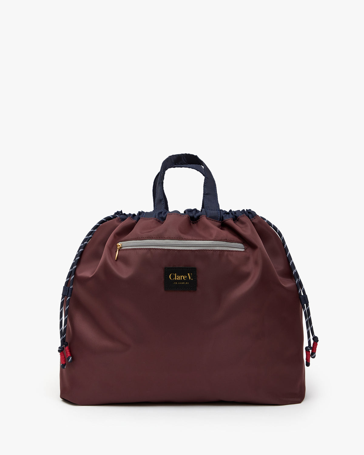 Clare V. Sac Tout Back Pack - Recycled Nylon Twill in Navy