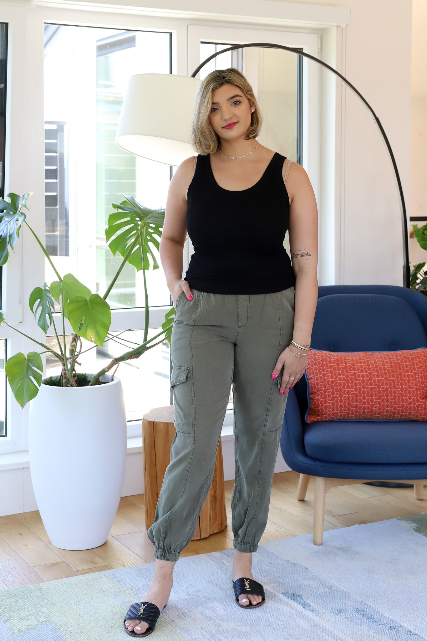 Sanctuary Relaxed Rebel Pant Olive