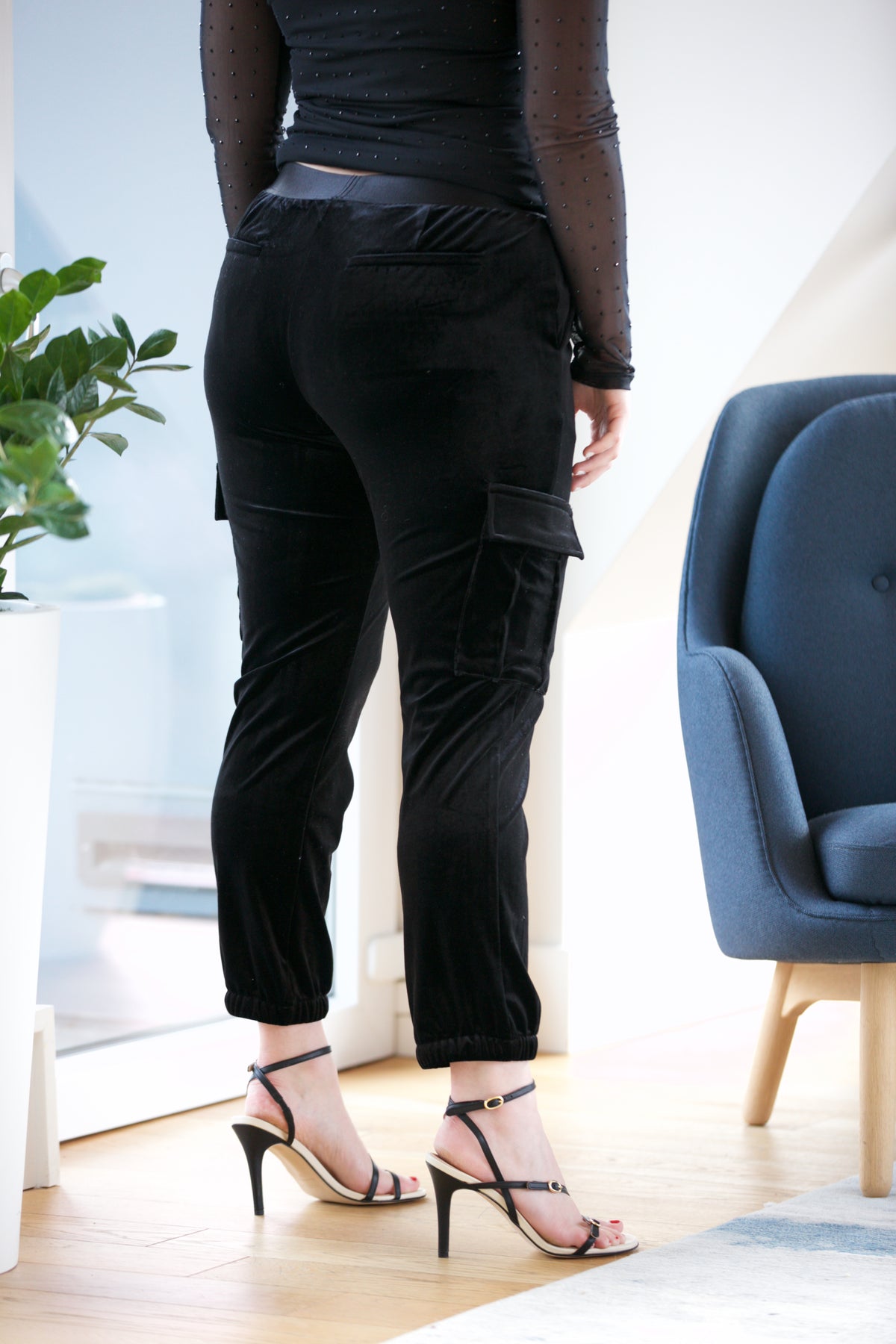 Sanctuary The Fixer Velvet Jogger