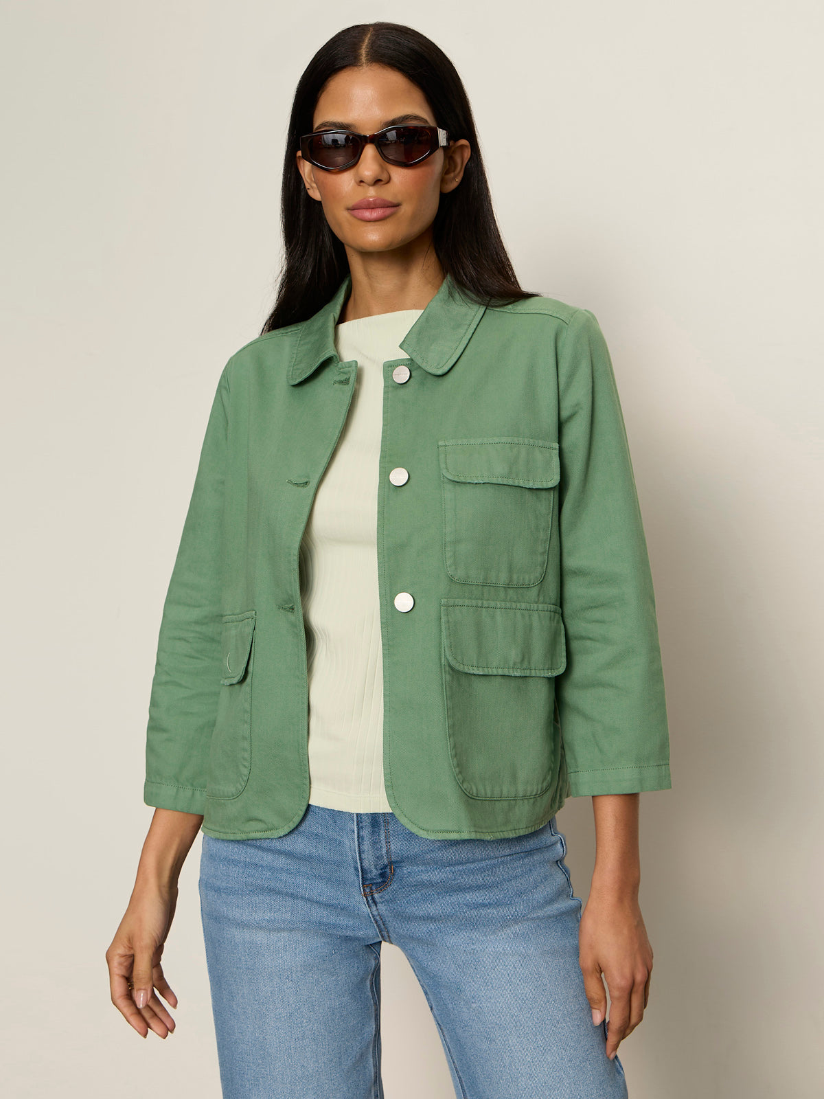 Sanctuary Crop Chore Jacket